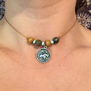Taurus Astrology choker necklace